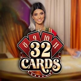 32 Cards slot logo by Ezugi at Spinmills Casino