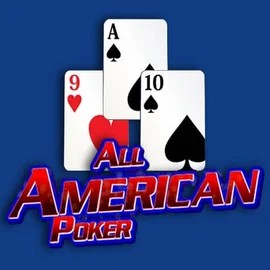 All American Poker online game logo by RTG (Reel Time Gaming) on spinmills-gr.gr