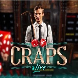 Live Craps logo – Live Casino by Evolution at Spinmills Casino