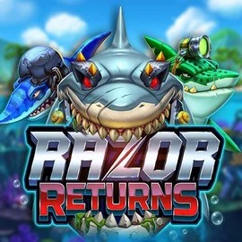 Razor Returns logo by Push Gaming at Spinmills Casino